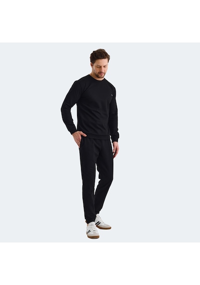 Slazenger KINGDOM IN Erkek  Siyah Eşofman Takımı