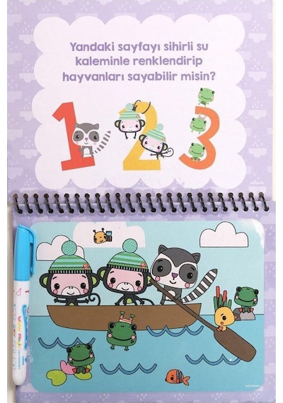 Fisher Price Sihirli Su Kalemli Boyama Kitabı / Sayılar