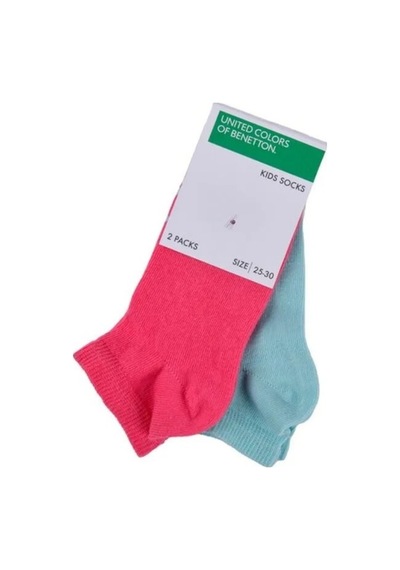 United Colors Of Benetton Benetton 2 Li Babet Çorap Bnt-g24089 Fuşya