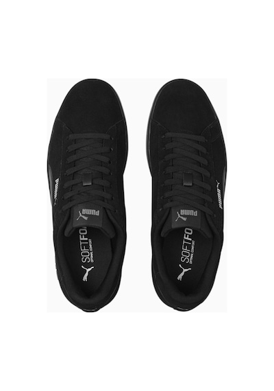 Puma Smash 3.0  Black Suede Erkek Günlük Ayakkabı Siyah 390984-02 Siyah