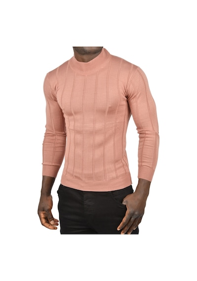 Deepsea Erkek Gülkurusu Slim Fit Likralı Tüylenme Yapmayan Yarım Balıkçı Çizgili Triko Yarım Boğazlı Kazak 2505503 Gülkurusu Deepsea Erkek Gülkurusu Slim Fit Likralı Tüylenme Yapmayan Yarım Balıkçı Çizgili Triko Yarım Boğazlı Kazak 2505503 Gülkurusu