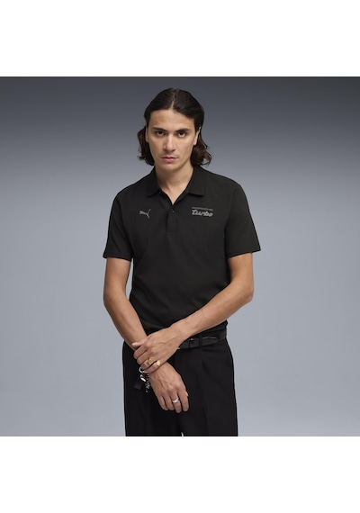 Puma 634496-01 Porsche Ess Polo Tişört Erkek T-shirt Siyah