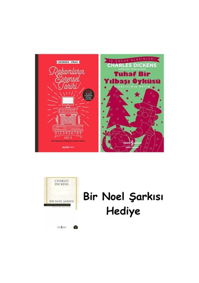 Rakamların Evrensel Tarihi Cilt 2 + Tuhaf Bir Yılbaşı Öyküsü + Bir Noel Şarkısı