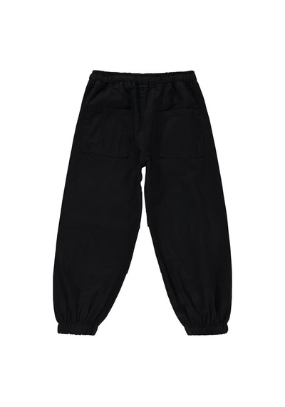 Civil Boys Paçası Lastikli 10-13 Yaş Pantolon - Siyah