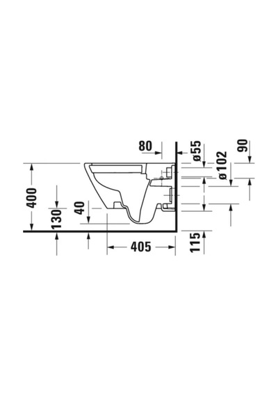 Duravit - D-neo Rimless Asma Klozet +klozet Kapağı - 45773920a1- Diğer