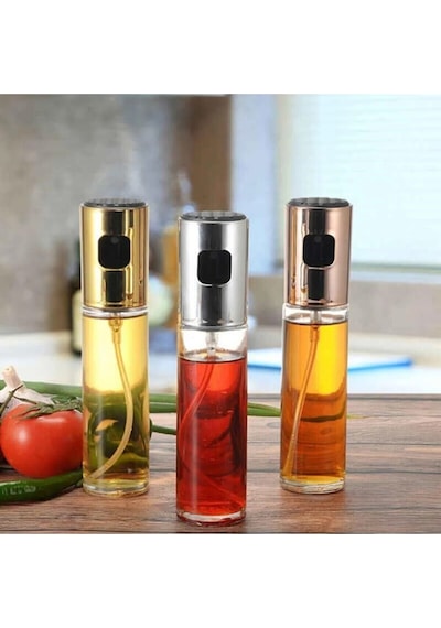 Sprey Yağdanlık Zeytinyağı, Sirke, Yağ Püskürtücü 100 Ml Kahverengi Diğer