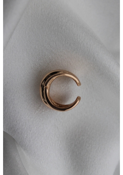 Vıp Çelik Çapraz Sarmal Model Earcuff / Kıkırdak Sıkıştırılabilir Küpe Pembe Pembe