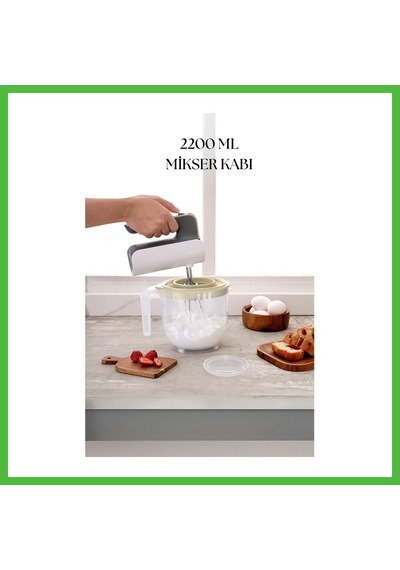 Vaveni 2200 Ml Mikser Kabı Beyaz & Ölçü Kabı & Saklama Kabı-dny0024 Arz