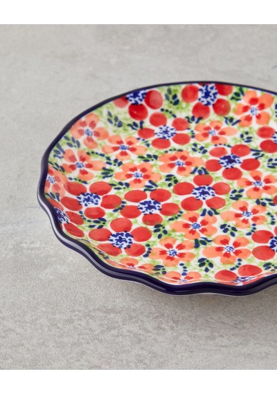 English Home Botanic Stoneware Pasta Tabağı 16 Cm Renkli Çok Renkli