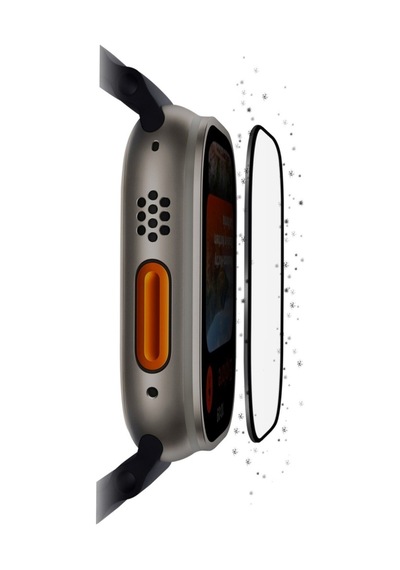 Apple Uyumlu  Watch Ultra 49mm Ekran Koruyucu Cam Dust Repel Teknolojisi Yüksek Koruma Parmak İzi Bırakmama