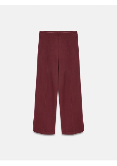 Dilvin 71941 Beli Lastikli Geniş Paça Eşofman-bordo Bordo