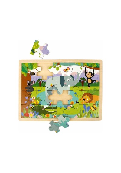 S01002909 Puzzle Anmals 5 Pcs 2 Ast