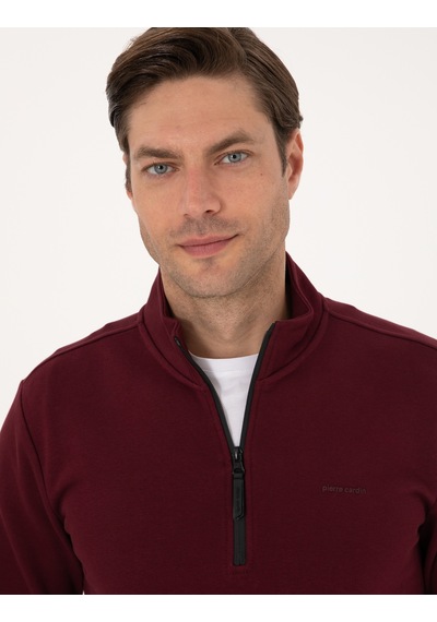 Pierre Cardin Erkek Bordo Sweatshirt 50314044-vr014 Bordo