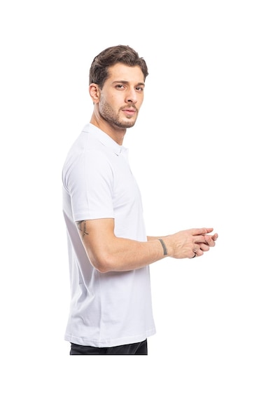 Slazenger SOHO I Erkek Polo Yaka Beyaz Tişört