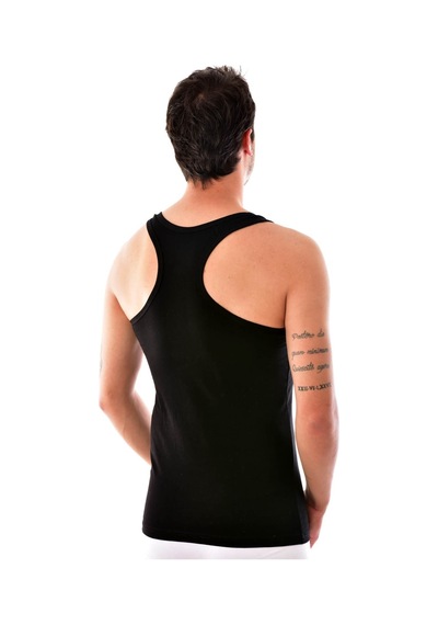 Lukitus Elit 1304 Pamuk Elestan Erkek Spor Atlet Siyah 3 Adet