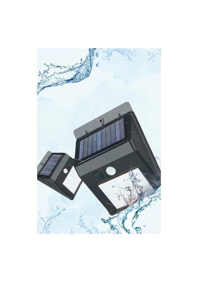 Güneş Enerjili Sensörlü Duvar Lambası Bahçe Lamba Suya Dayanıklı Bahçe Aydınlatma 05552268
