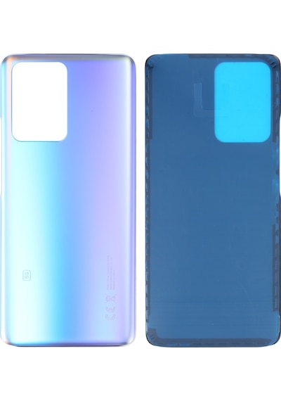 Xiaomi 11t Pro Uyumlu Arka Pil Batarya Kapağı Cam 2107113sg 2107113sı 2107113sr - Mavi