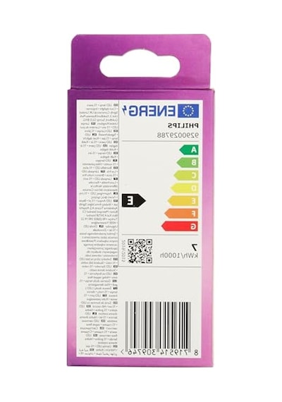 Philips Led 60w B38 E14 Mum Tipi Beyaz Işık Dim Edilmez Ampul Enerji Sınıfı E 10c