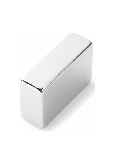 Dünya Magnet 2 Adet 30x20x10 Mm Köşeli Neodyum Mıknatıs, Süper Güçlü Magnet, N35 Kalite