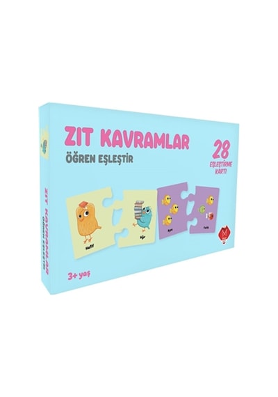 Mika-2000208 Zıt Kavramlar - Öğren Eşleştir 3+ Yaş