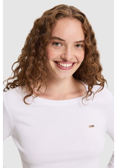 U.S. Polo Assn. Kadın Beyaz Tişört 50333801 Vr013