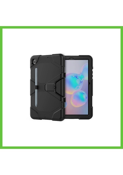 Bezos Samsung Galaxy Uyumlu T500 Tab A7 10.4 Kılıf Griffin Tablet Kapak - Siyah Dmc