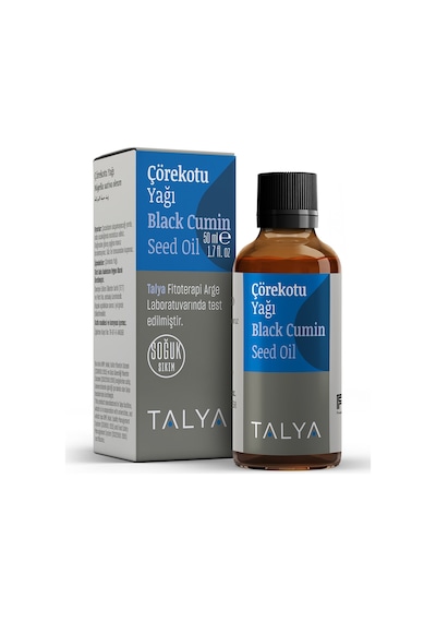 Talya Soğuk Sıkım %100 Saf ve Doğal Çörekotu Yağı 50 ML