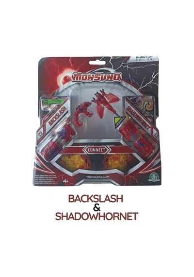 Monsuno Lisanslı Vs 2 Li Fusion Figür 3'lü Set Lock & Evo / Driftblade & Black Buııet / Backslash & Shadowhornet Tek Beden