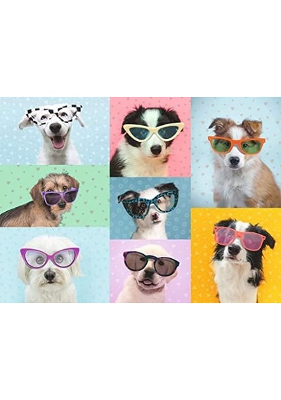 150 Parçalı Puzzle Eğlenceli Köpekler