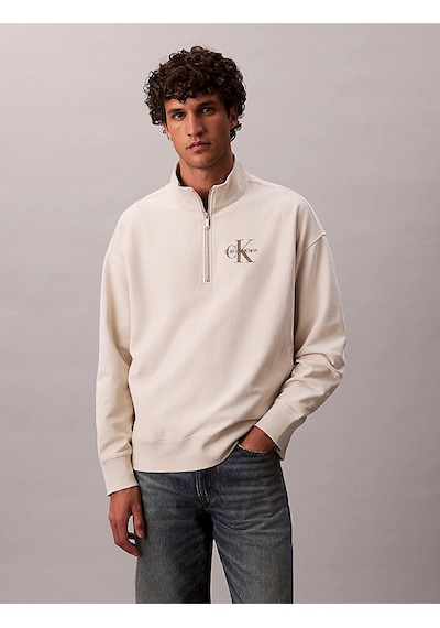 Calvin Klein Erkek Sweat Lv04rd236g 67u Beyaz Beyaz