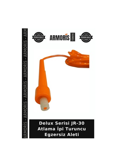 Delux Serisi Jr-30 Atlama İpi Turuncu Egzersiz Aleti
