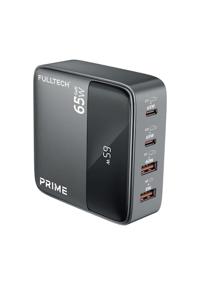 Hızlı Şarj Cihazı, 65w Gan Hızlı Şarj Adaptörü, Güç Şeridi, 2x Type-c Girişi, 2x Usb Girişi, Tam Zamanlı 4 Bağlantı Noktası, Şarj Koruması, Akım Koruması, Yüksek Verimlilik 1.5 Metre