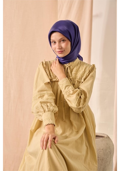 Silk Home Düz Shiny Eşarp 75006-68 mor