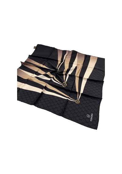 Vissona Twill İpek Eşarp - 17505 - 0001-0003 - Kadın