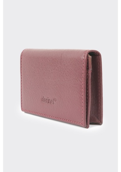 Derinet Hakiki Deri Kartlık Erkek Cüzdan Bordo Bordo
