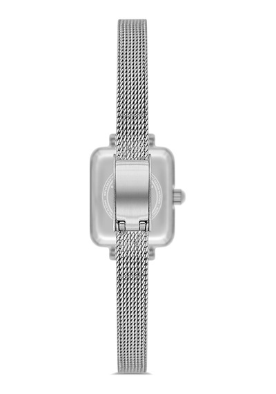 Wel 2505-1 Kadın Kol Saati Hasır Kordon, Silver Renk, 3 Atm Suya Dayanıklı Gümüş