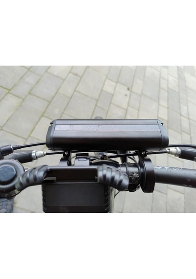 Asia Beam - 6 Usb Şarjlı 1400lm Bisiklet Ön Işık Far Siyah