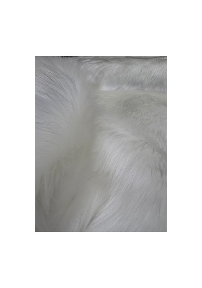 Peluş Kumaş 50 X 150 Cm Beyaz Beyaz