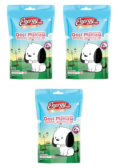 Energy Dost Köpek Maması 3 x 125 G