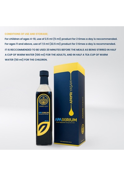 Apayrı Yaşam Apaixirium Bio Şurup Konsantresi%100 Bitkisel Iksir Apaixirium 500 Ml Sku: Smgstkc832e2ab5e Açık Ahşap