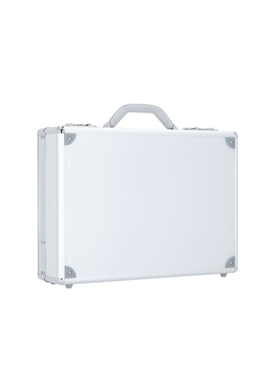 Alumaxx 46 Cm Alüminyum Laptop Bölmeli Evrak Çantası, Organizerli, Hafif Gri