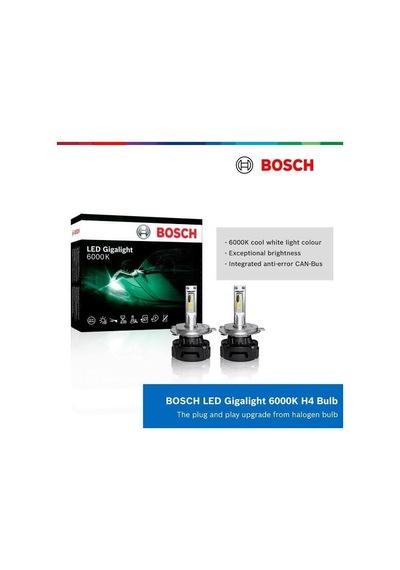 Bosch 12v H4 Csp Led Xenon Far Ampul Seti 6000k 4600 Lümen 30w Canbus