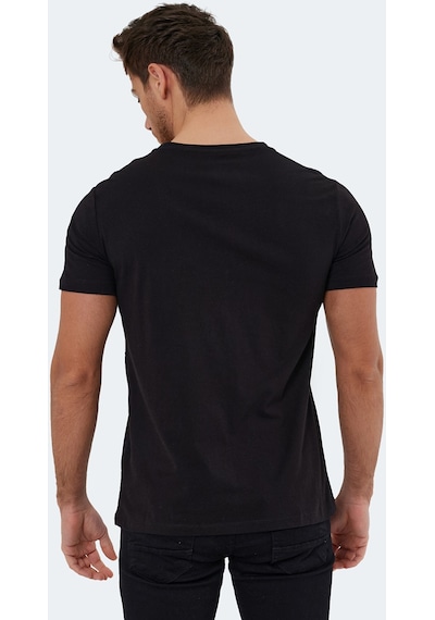 Slazenger KAURI IN Erkek Tişört Siyah