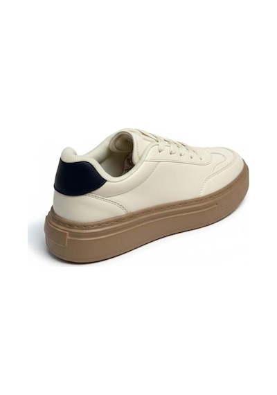 Tıgra Kadın Sneaker Ayakkabı-siyah Bej-lacivert
