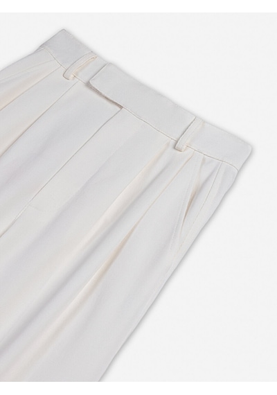 Nocturne Geniş Paça Pantolon Beyaz