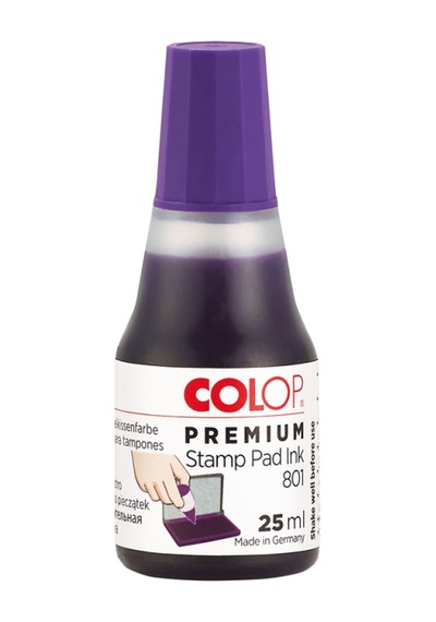 Colop 801 25ml Mor Mürekkep Siyah