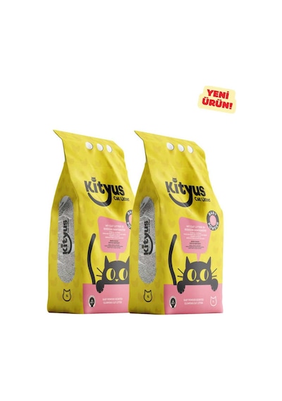 Toi Moi Kityus Bebek Pudrası Kokulu Bentonit Kedi Kumu 2 x 5 L