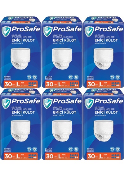 Prosafe Emici Külot Hasta Bezi Büyük-large 180 Adet 6pk 30 L