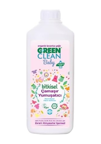 U Green Clean Baby Bitkisel Çamaşır Yumuşatıcı 2li Set 124-Pembe