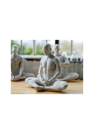 Yoga/meditasyon Yapan İskandinav Tarzı Biblo Heykel Figür Dekor Dekorasyon Hediyelik Denge Ve Huzur 2